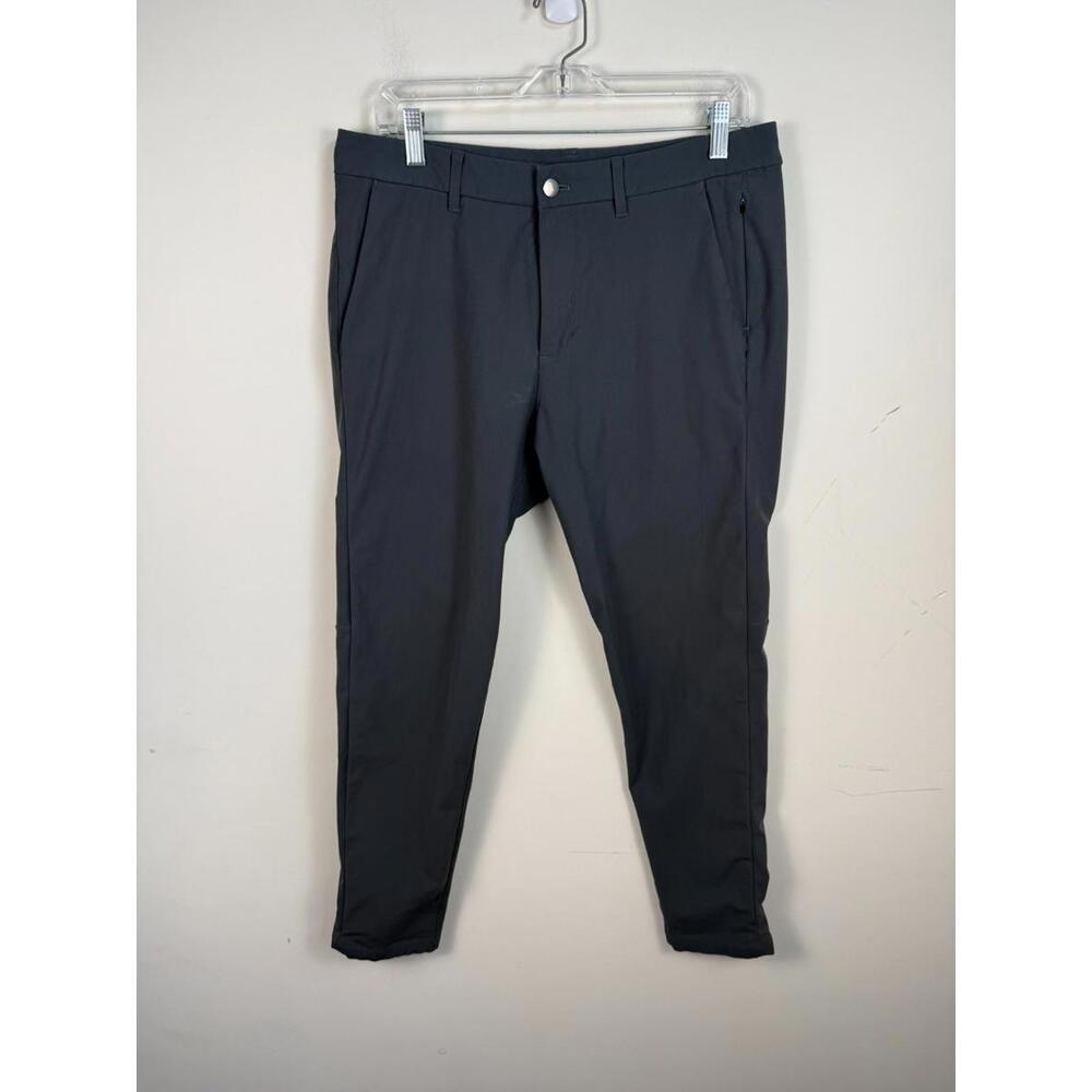 Lululemon Commission Pant Slim 32x30 Black Warpstreme Straight Leg‎